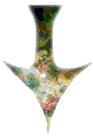 arrow carved from a nebula